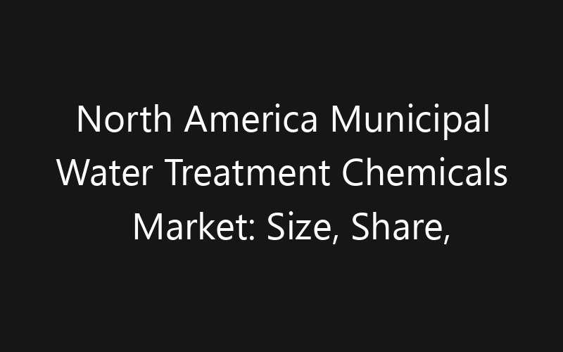 North America Municipal Water Treatment Chemicals Market: Size, Share, Trends And Forecast 2035