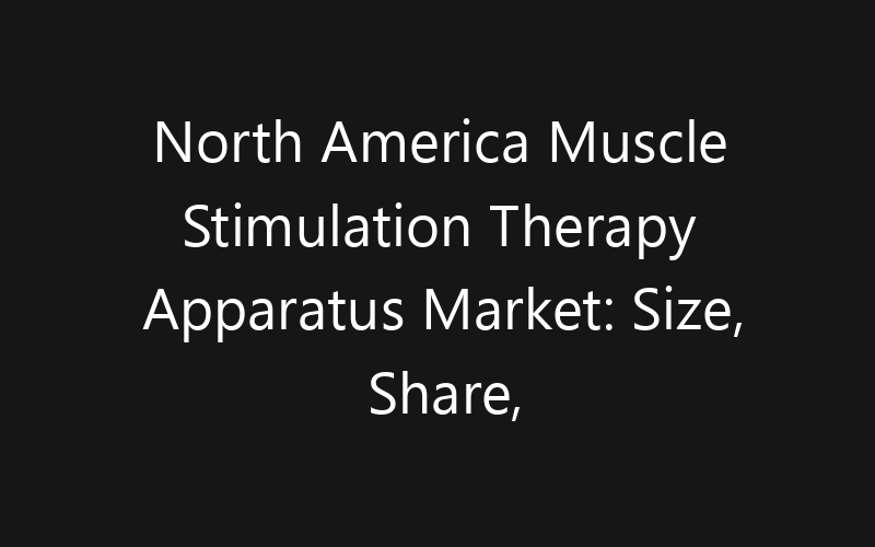 North America Muscle Stimulation Therapy Apparatus Market: Size, Share, Trends And Forecast 2035