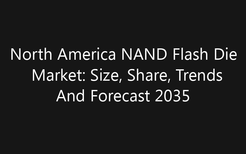 North America NAND Flash Die Market: Size, Share, Trends And Forecast 2035
